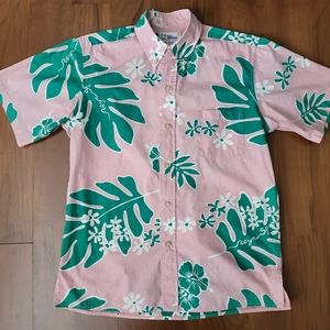 reyn spooner aloha shirt (S)